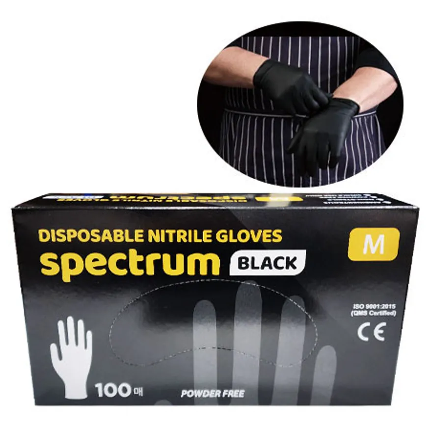 니트릴장갑 스펙트럼 M 중형 식품용 100매 이미지