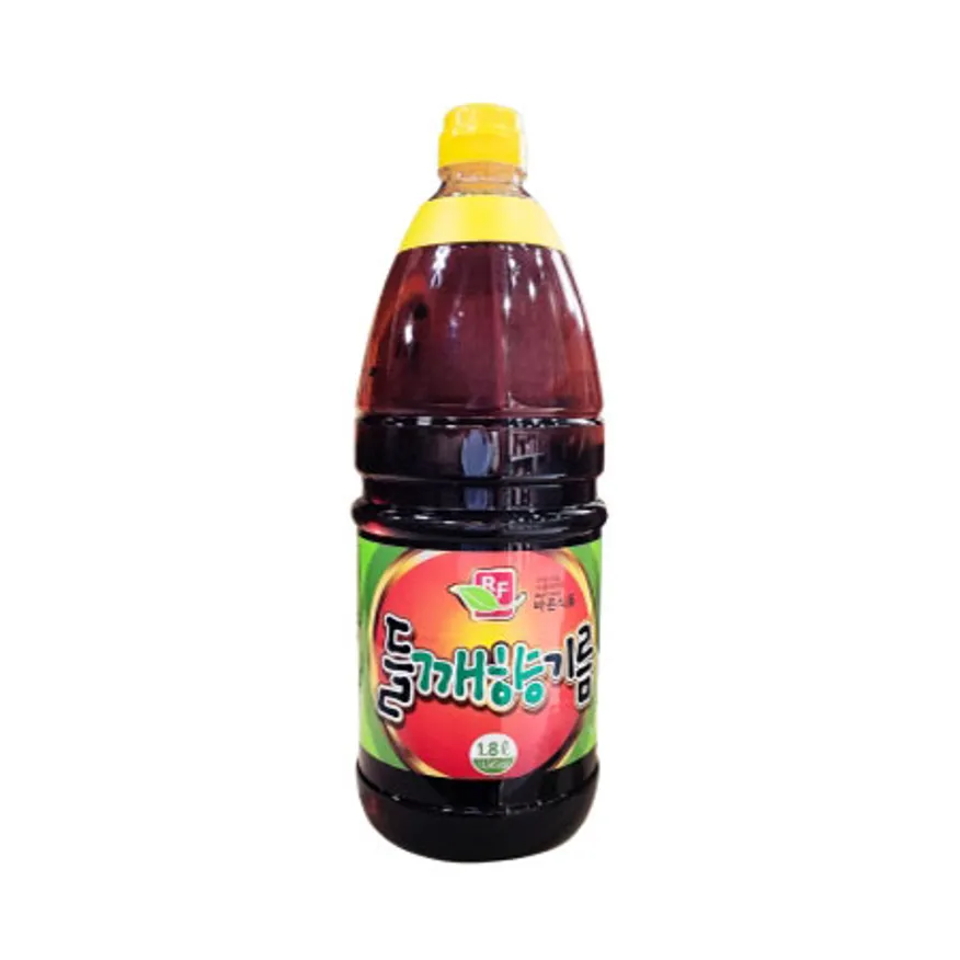 바른식품 들향기름 1.8L 들기름 식자재 들깨 향미유 이미지