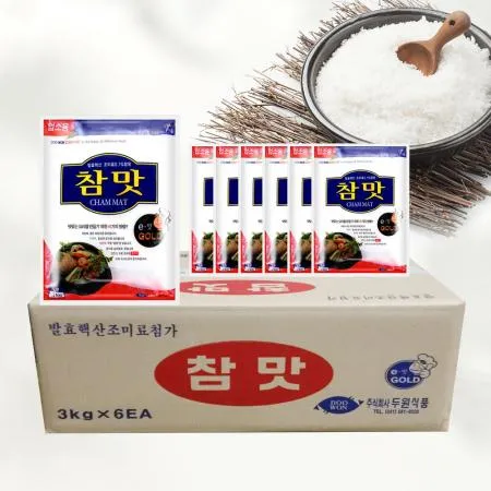 두원 참맛 발효조미료 업소용 미원 3kgx6입