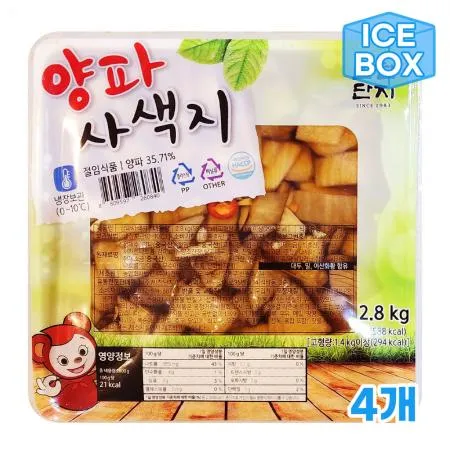 반찬단지 양파사색지 2.8kgx4팩