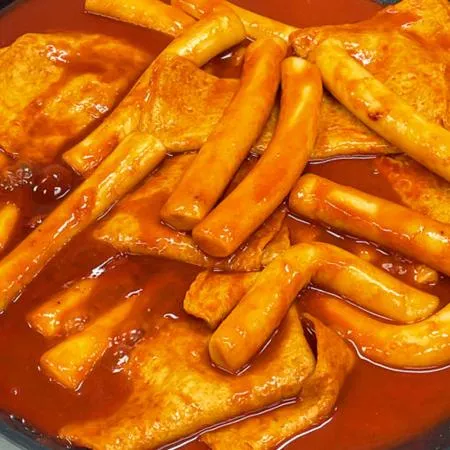 [리타엔]도전 점보 떡볶이(4~5인분)대용량(1kg)푸짐한 양에 건강한 우리 밀로 만든 떡 이미지