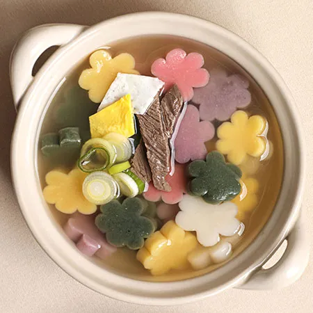 [리타방앗간]우리쌀 오색 꽃 떡국떡 500g*24봉 이미지