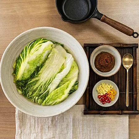 사업자전용[리타의부엌]국내산 배추로 정성껏 삶아낸 배추 우거지 1kg*10팩 (1kg씩 낱개 진공포장) 이미지