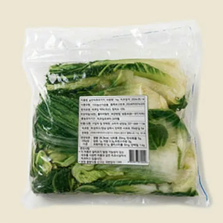 사업자전용[리타의부엌]국내산 배추로 정성껏 삶아낸 배추 우거지 1kg*10팩 (1kg씩 낱개 진공포장) 이미지