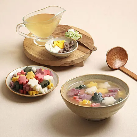 [리타방앗간]우리쌀 오색 꽃 떡국떡 500g*24봉 이미지