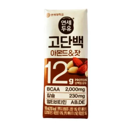 연세 고단백 아몬드잣 두유 190ml 64팩 이미지