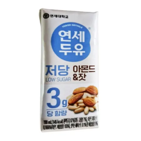 연세 저당 아몬드잣 190ml 24팩