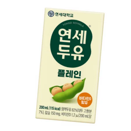 연세 플레인 두유 200ml 48팩