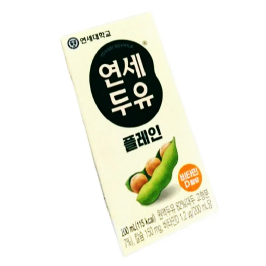 연세 플레인 두유 200ml 96팩 이미지