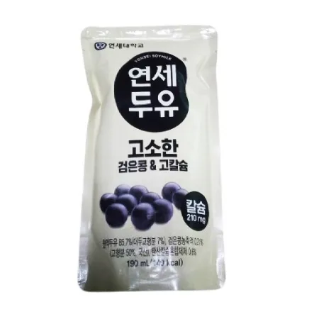 연세 검은콩 고칼슘 파우치 190ml 40팩