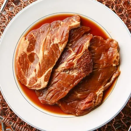 국내산 제주흑돼지 한돈 왕구이 왕갈비 양념 돼지갈비 1.2kg 이미지