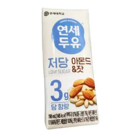 연세 저당 아몬드잣 190ml 48팩 이미지