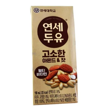 연세 아몬드잣 두유 190ml 48팩 이미지
