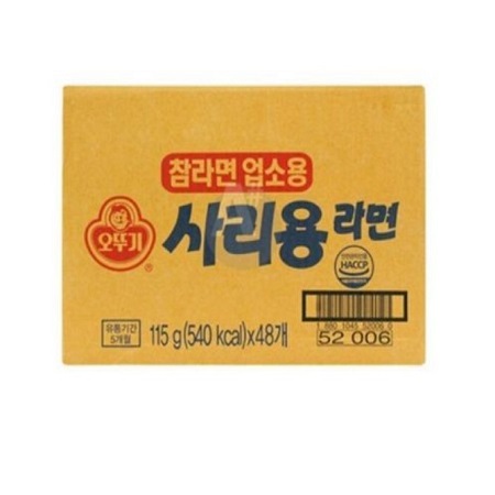 오)참라면업소용사리면(덕용)-115g*48