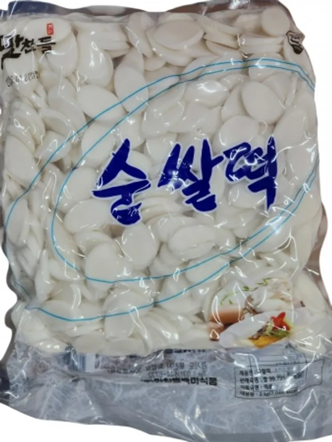떡국떡 3kg 맛찬들백미식품 이미지