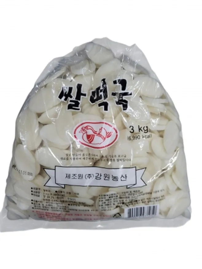 강원농산 떡국떡 3kg 벌크 이미지