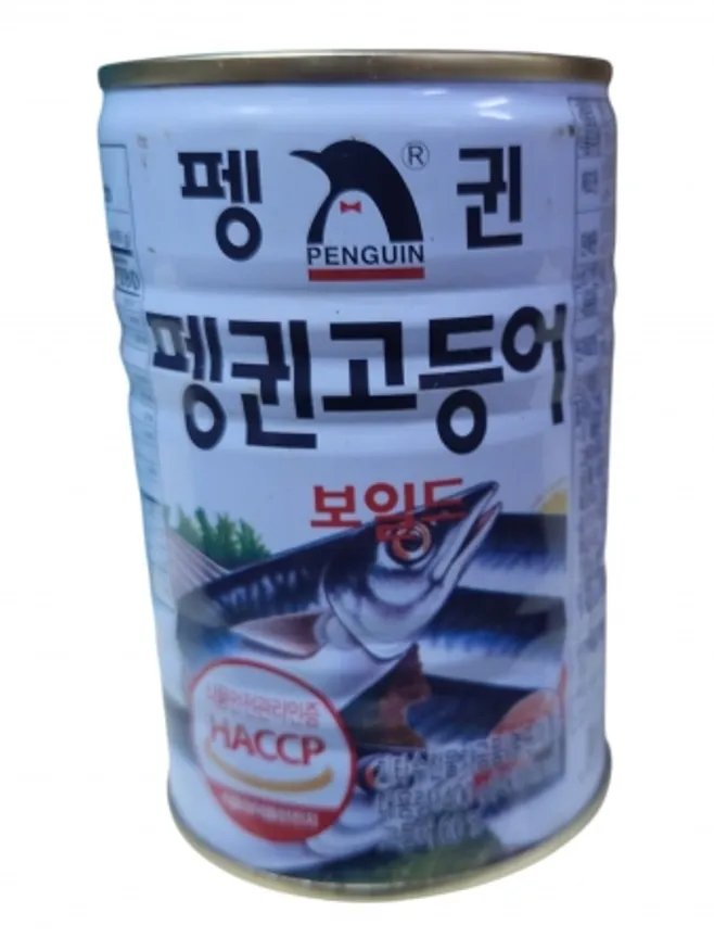 펭귄 고등어 보일드 고등어통조림 400g 이미지