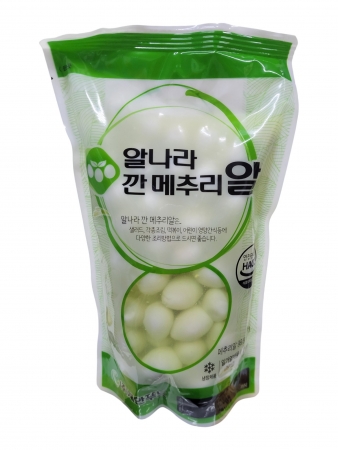 새한푸드 알나라 깐 메추리알 1kg(탈피B급)