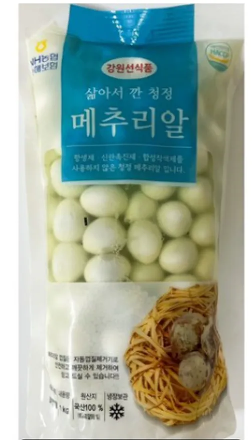 강원선식품 깐메추리알 1kg 이미지