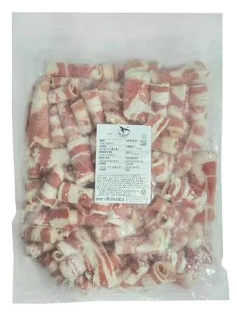 우삼겹양지(1.5~2mm/언그레이드/미국산) 1kg 냉동