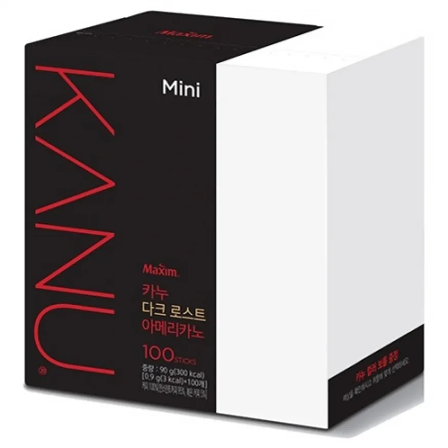 카누 원두커피(미니/다크로스트/아메리카노/0.9g*100T) 90g 이미지
