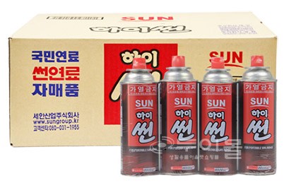 하이썬 부탄가스(220mL*28입) 박스