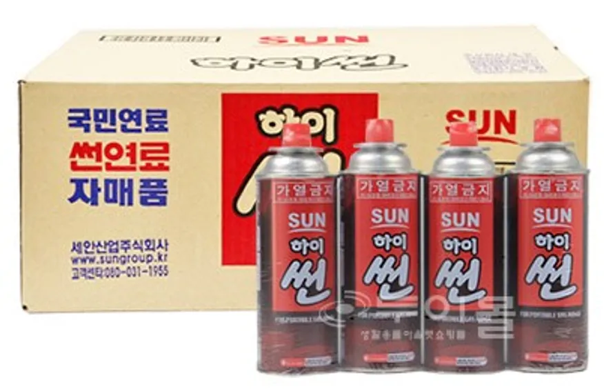 하이썬 부탄가스(220mL*28입) 박스 이미지
