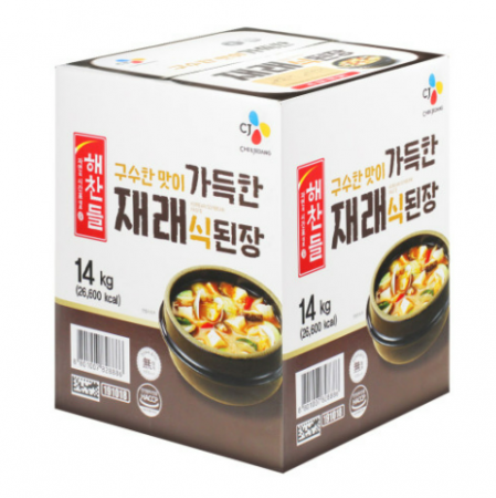 해찬들 가득한 재래된장 14kg