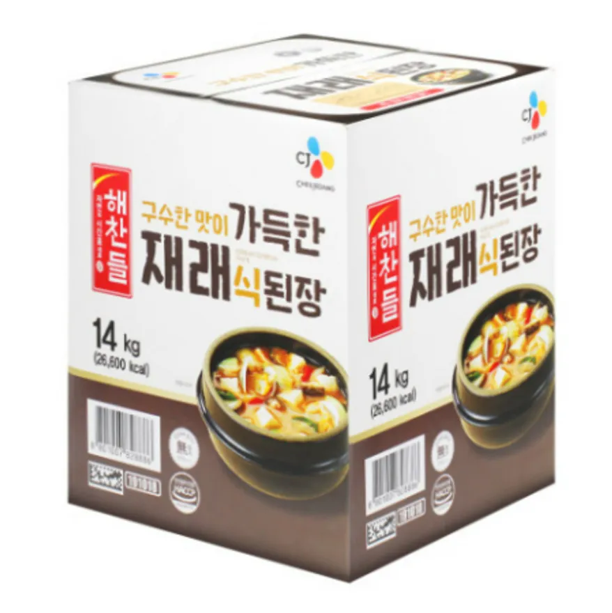 해찬들 가득한 재래식 된장 14kg 이미지