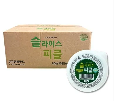 앤엘푸드 피클(슬라이스/일회용) 80g