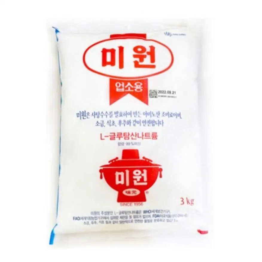 대상 업소용 미원 3kg 이미지