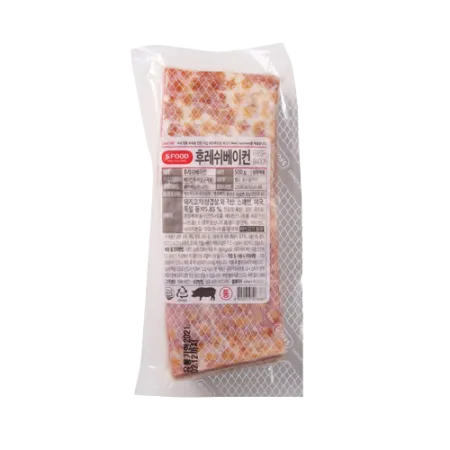 에스푸드 통베이컨 500g 냉동