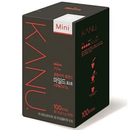 카누 원두커피(미니/마일드로스트/아메리카노/0.9g*100T) 90g