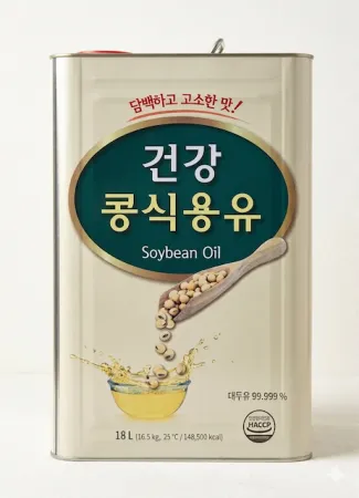 건강 콩식용유(대두유) 18L