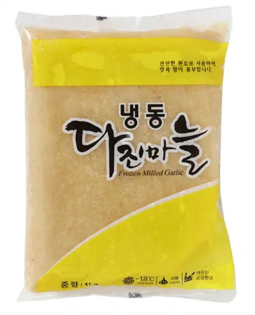 글로벌 다진마늘(간마늘) 1kg 냉동