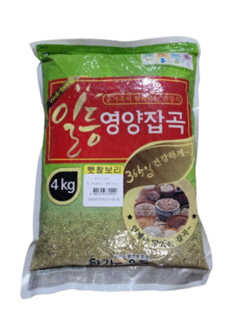 찰보리(국산) 4kg