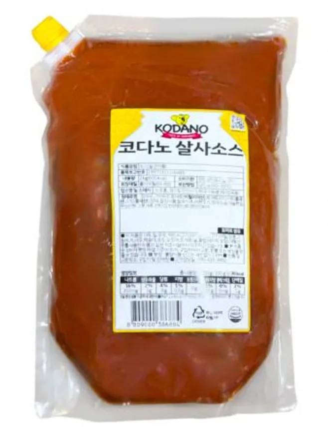 코다노 살사소스 2kg 냉장 이미지