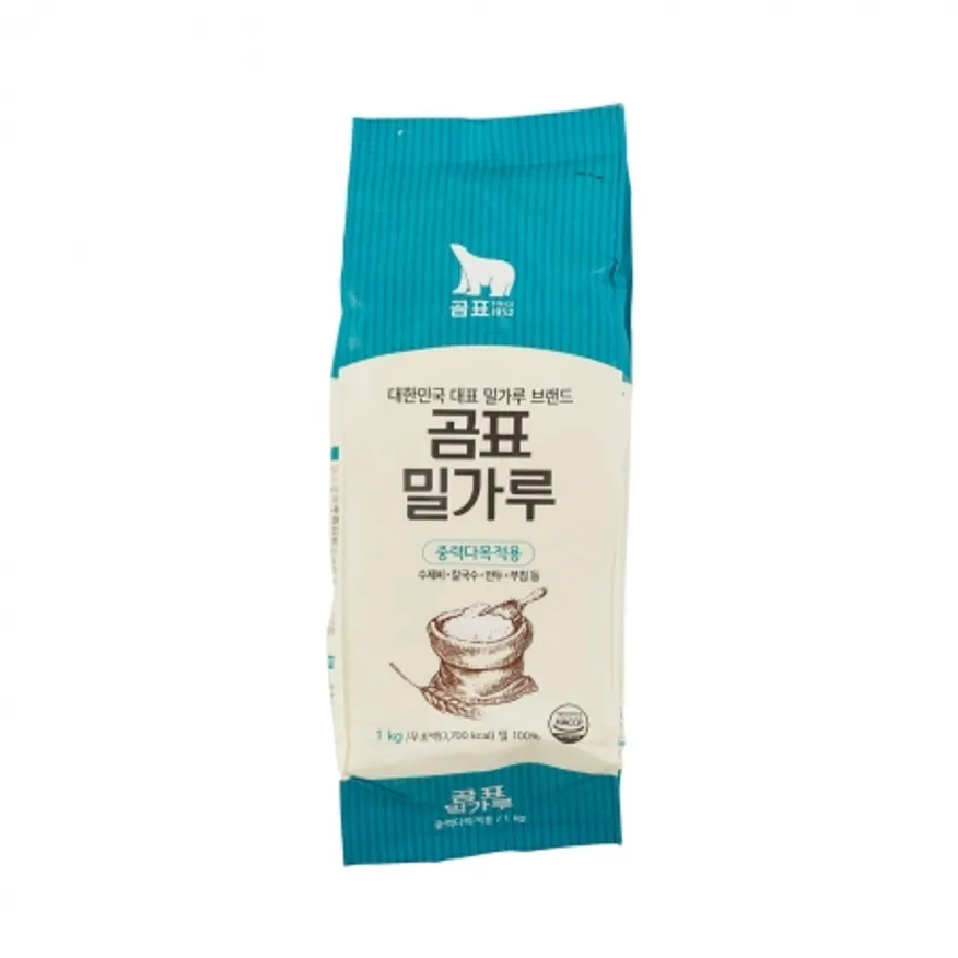 곰표 중력1등 밀가루 1kg 이미지
