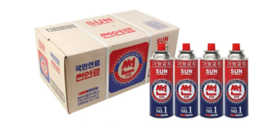 썬 부탄가스(220mL*28개입) 이미지