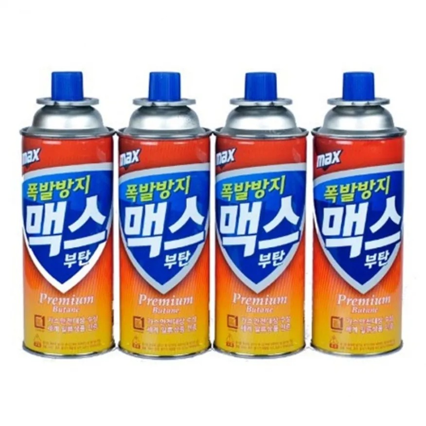 맥스 부탄가스(CRV_220mL*4입) 880mL 이미지