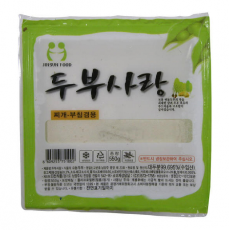 진선 팩두부(1모) 550g 냉장