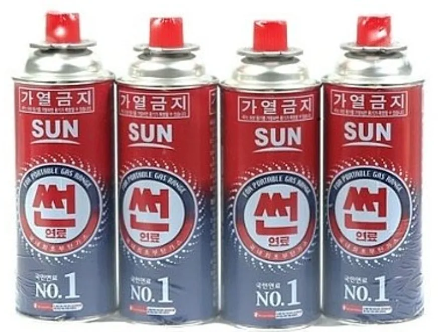 썬 부탄가스(220mL*4입) 880mL 이미지