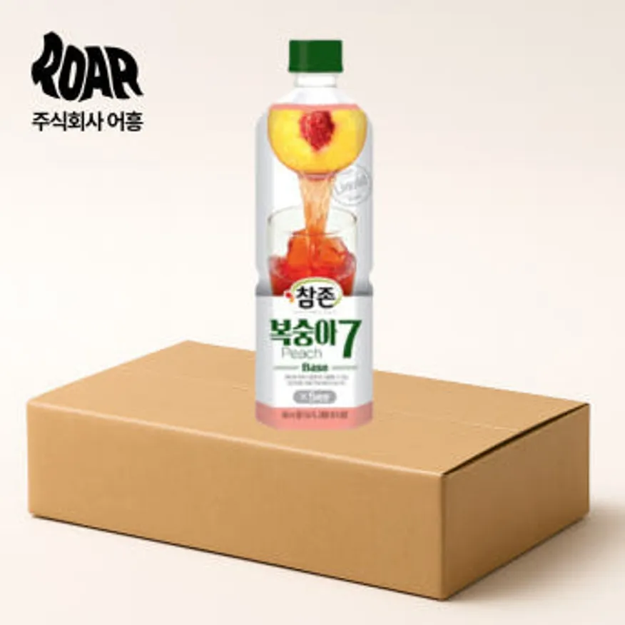 참존 복숭아 원액 1box (835ml x 12개) 이미지