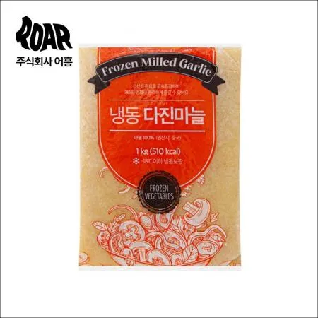 어흥 냉동 다진마늘 1kg 간마늘 대용량 식자재