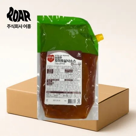 이츠웰 상큼한 토마토 살사 소스 1box (2kg x 5봉)