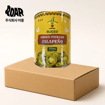 제이쿱 할라피뇨 1box (3kg x 6개)
