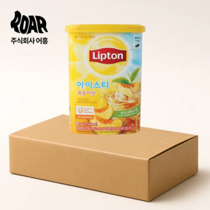 립톤 아이스티 피치 1box (907g x 12개) 이미지