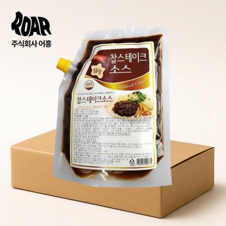 참맛 찹스테이크 소스 1box (1kg x 10개)
