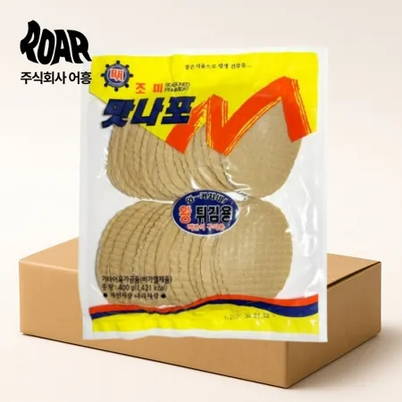 쥐포 (튀김용) 1box (400g x 40봉) 안주 간식 이미지