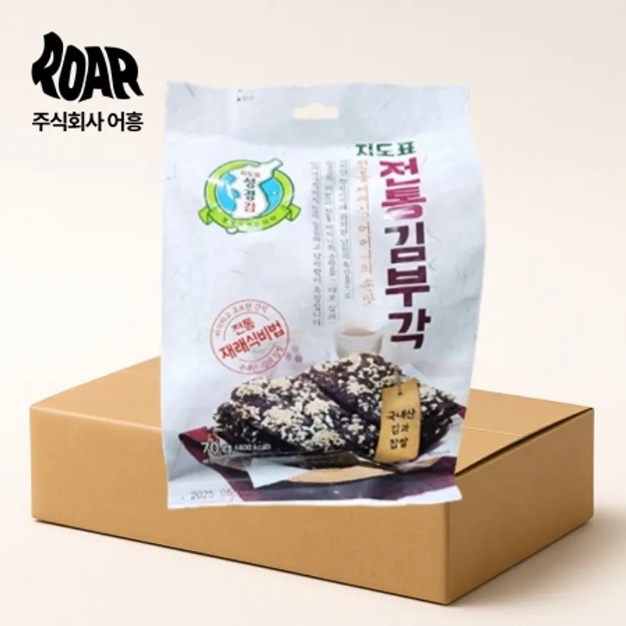 지도표 전통 김부각 1box (70g x 12봉) 이미지